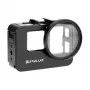 Apsauginis metalinis dėklas Puluz PU966B, skirtas Insta360 Ace Pro/Ace — lengvas, patvarus