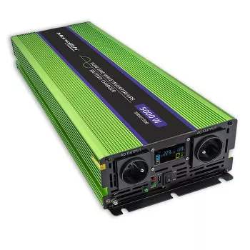Qoltec Monolith maitinimo adapteris Auto 5000 W žalias