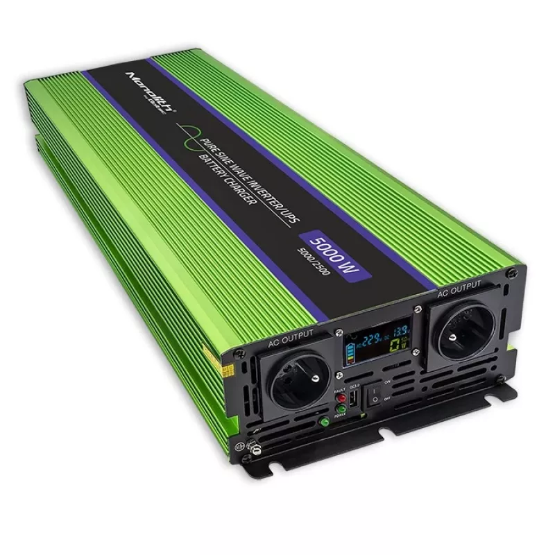 Qoltec Monolith maitinimo adapteris Auto 5000 W žalias