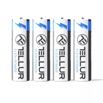 Baterijos Tellur Flexi Power AA LR6 1,5 V, 4 vnt. rinkinys