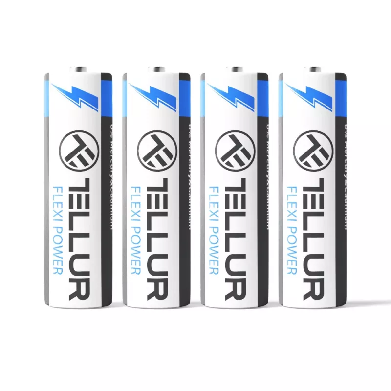 Baterijos Tellur Flexi Power AA LR6 1,5 V, 4 vnt. rinkinys