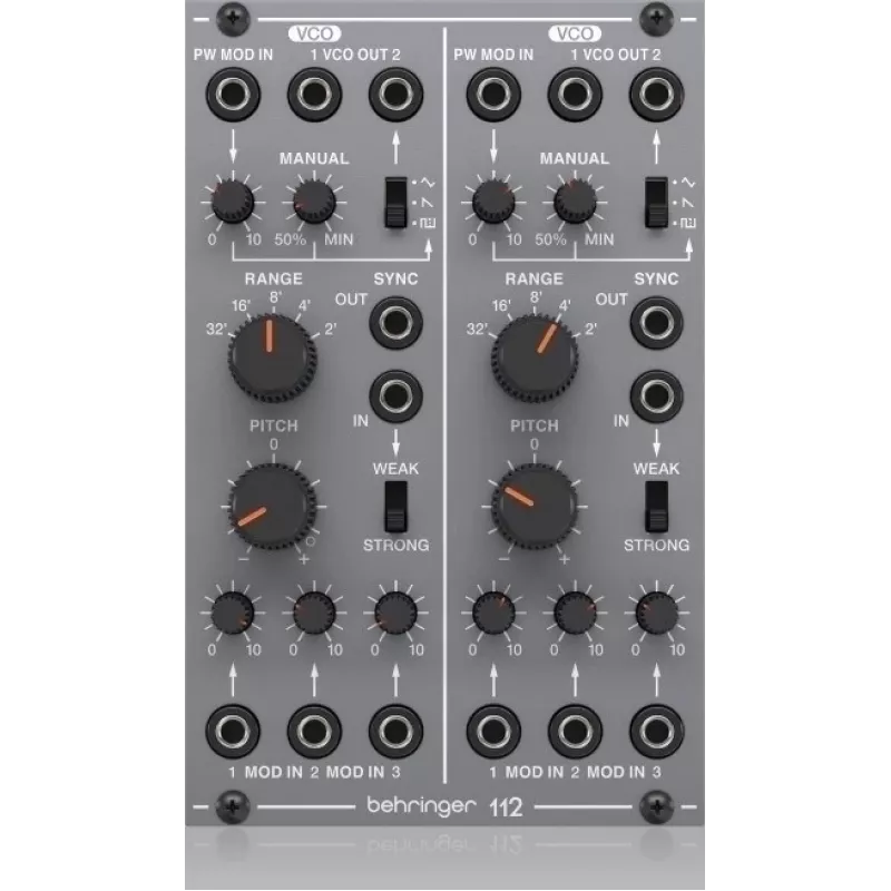 Behringer 112 dvigubas VCO modulinis sintezatoriaus modulis