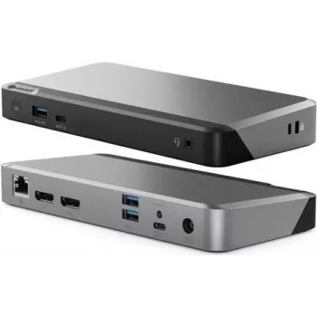 ALOGIC MX2 - prijungimo stotelė - USB-C - 2 x DP - 1GbE - 135 W (DUPRMX2-100)