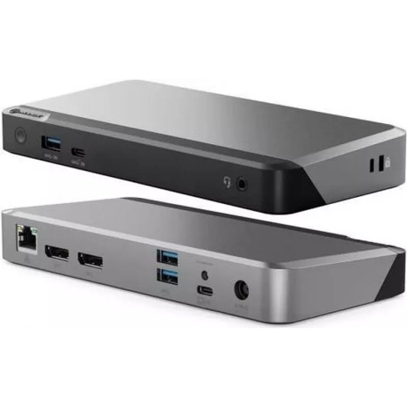 ALOGIC MX2 - prijungimo stotelė - USB-C - 2 x DP - 1GbE - 135 W (DUPRMX2-100)