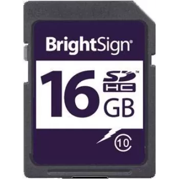BrightSign 16 GB SDHC Class 10 atminties kortelė MLC Class 10 (SDHC-16C10-1)