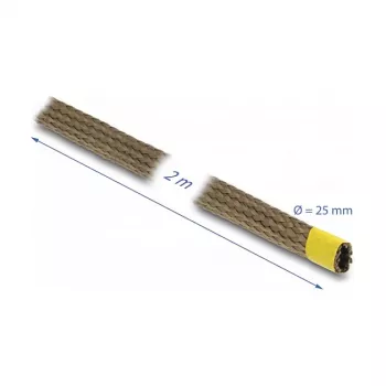 Kabelių įvorė DeLOCK 20889 ruda bazalto pluošto 2,5 cm