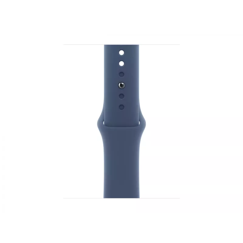 Apple Watch S10 Aluminium Cellular 42mm Sidabrinis (Sport bracelet denim) S/M