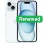 C klasė | Apple iPhone 15 | 6,1 colio Super Retina XDR OLED | 5G | 128 GB | Mėlynas | iOS | Apple Renew