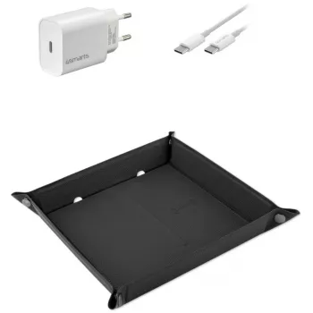 Belaidis įkrovimo padėklas, rinkinys 4smarts Smart Tray Charging Set 541637 — juodas