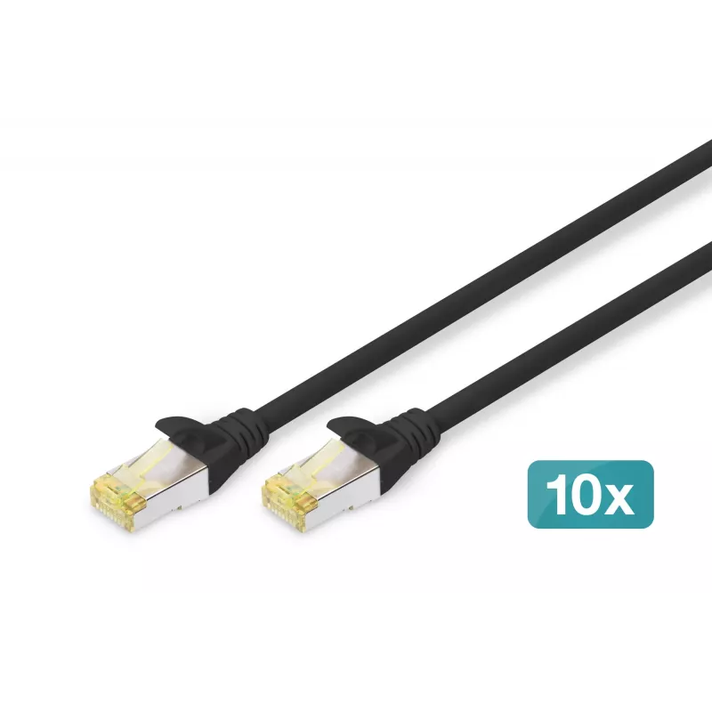 Tinklo kabelis Digitus CAT 6A S/FTP RJ-45 2m juodas
