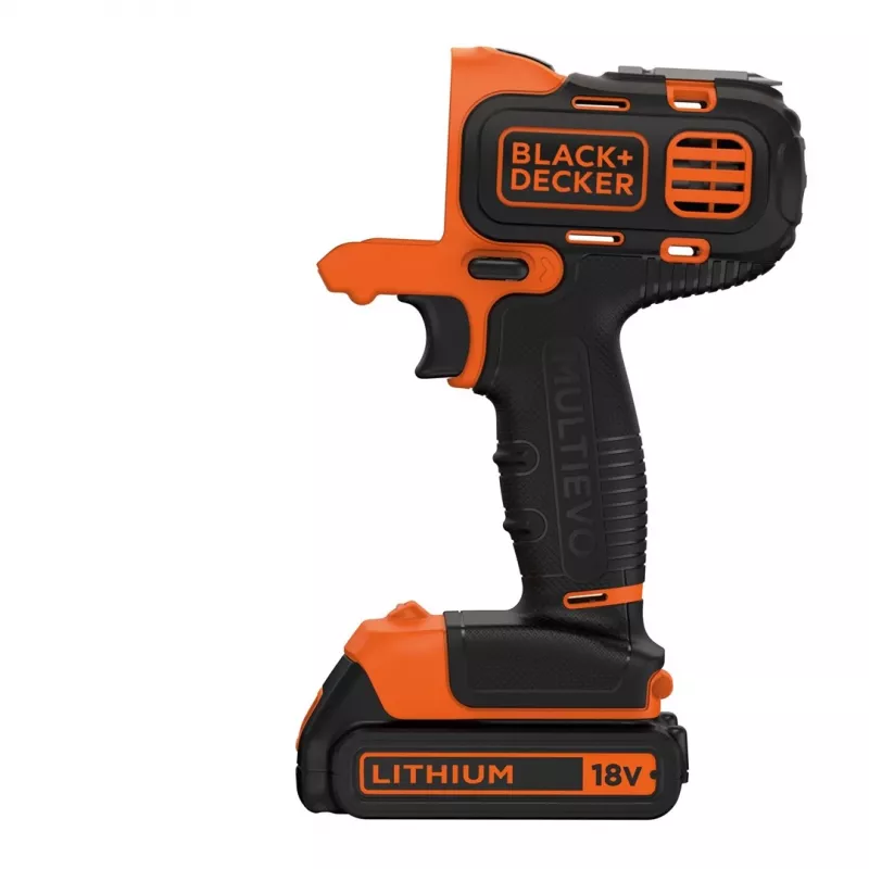 Osciliuojantis daugiafunkcis įrankis Black & Decker MT218K-QW juoda, oranžinė 8500 OPM