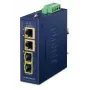 Tinklo medijos keitiklis PLANET IGTP-2205AT, 2 prievadų kompaktiškas, metalinis korpusas, SFP, IP30, 30×70×104 mm