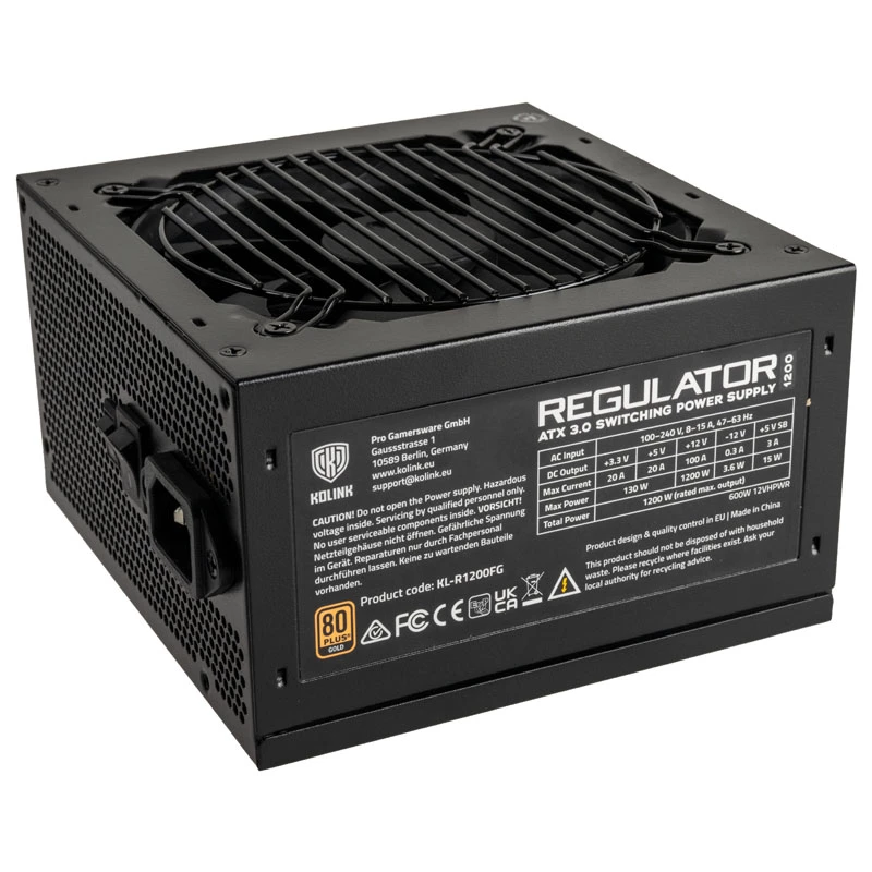 Maitinimo blokas Kolink Regulator KL-R1200FG 1200W