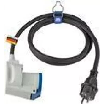 Maitinimo adapterio kabelis AS Schwabe 61483 Schuko kištukas į CEE kampinę jungtį 230V 16A