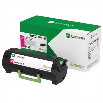 Lexmark 78C2UME Dažų rinkinys Purpurinė Ultra Didelės Talpos Sutartis. 7K Pag