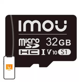 „MicroSD“ atminties kortelė IMOU ST2-32-S1 32 GB — Class 10, 95 MB/s skaitymo, 25 MB/s rašymo, U1/V10