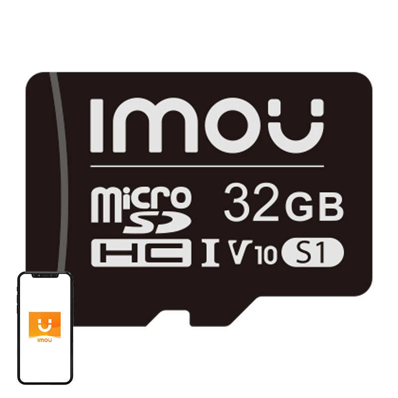„MicroSD“ atminties kortelė IMOU ST2-32-S1 32 GB — Class 10, 95 MB/s skaitymo, 25 MB/s rašymo, U1/V10