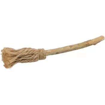 Katės kramtomasis žaislas Trixie Rope Matatabi Broom 160 mm džiuto smėlio spalvos TX-42428