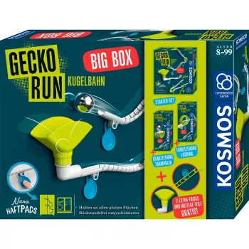 Rutuliukų trasa Kosmos Gecko Run – Didžioji dėžė, Kosmos, modelis 621209, konstravimo rinkinys rutuliukų lenktynėms