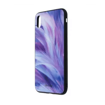 Telefono dėklas Tellur Cover Glass Print, skirtas iPhone XS Max — apsauginis dėklas su spausdinta stikline nugarėle