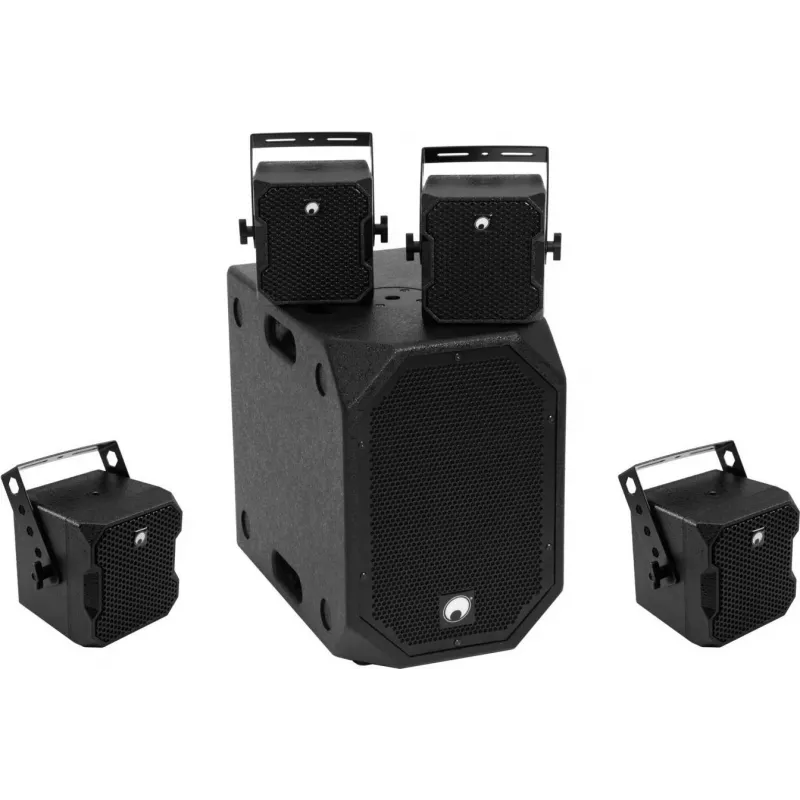 Aktyvi garsiakalbių sistema Omnitronic BOB-10A su 4x BOB-4 (modelis 20000533)