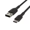 Pintas laidas USB-C USB-A 2m juodas