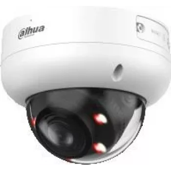 „Dahua WizSense“ kupolinė IP stebėjimo kamera DH-IPC-HDBW3849R-ZAS-IL-27135 — 3840×2160, 30 kadrų/s, lubos, laidinė, balta
