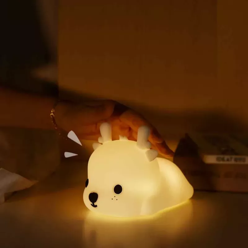 Naktinė lemputė Tellur TLL441161 Baby Deer LED švelnus švytėjimas, kompaktiška…