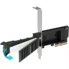 ICY DOCK MB305M4P-B išimamas M.2 NVMe SSD į PCIe 4.0 x4 adapterio kortelė