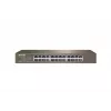 Nevaldomas komutatorius TENDA TEG1024D 24 prievadų Gigabit Ethernet, 48 Gbps, 8000 MAC adresų lentelė, mėlynas