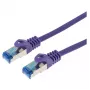 LOGON SSTP Cat5e tinklo kabelis, RJ-45 į RJ-45, 1,5 m, violetinis