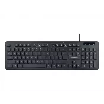 KLAVIATŪRA MULTIMEDIJOS USB ENG/JUODA KB-UML-02 GEMBIRD