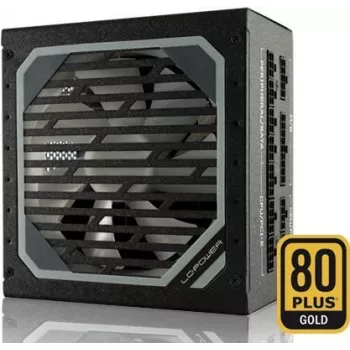 LC Power Super Silent Modular Series LC1000M V2,31 - maitinimo blokas (vidinis) - ATX12V 2,31 - 80 PLUS Gold - kint. srovė 110-240 V - 1000 vatų - aktyvus PFC - plaktukuotas juodas (LC1000M