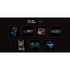 Neon Lights Dog MANTA SNL68MT prancūzų buldogo stiliaus dekoratyvinis neoninis ženklas