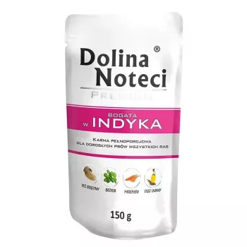 Dolina Noteci drėgnas šunų maistas su kalakutiena suaugusiems 150 g