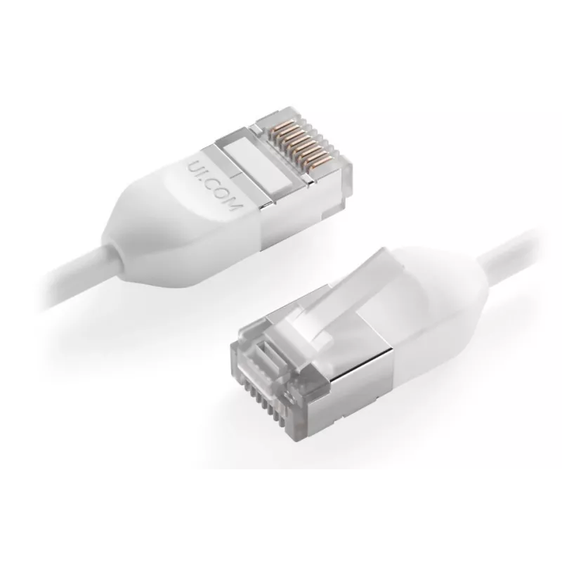Tinklo kabelis Ubiquiti UACC-Cable-Patch-Outdoor-C6A-2M-W RJ-45 Cat6a 2 m baltas