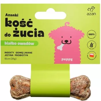Brit AZANKI kaulas šuniukams su vabzdžiais ir probiotiku, skanėstas šunims, 10 cm