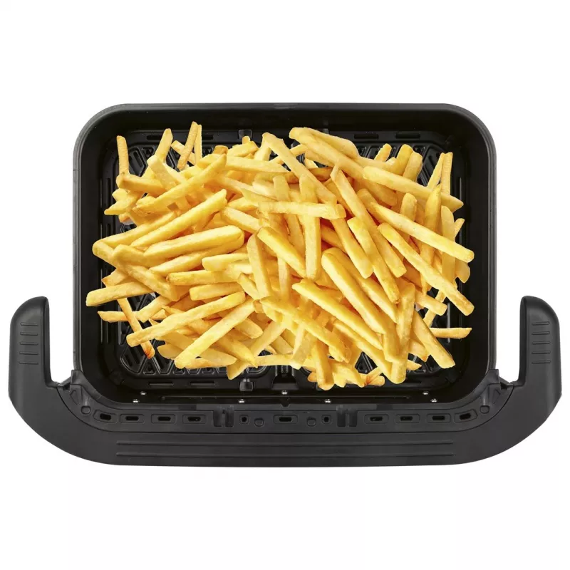 ProfiCook PC-FR 1313 H dviguba karšto oro gruzdintuvė, 10 L, 2400 W, juoda/nerūdijantis plienas