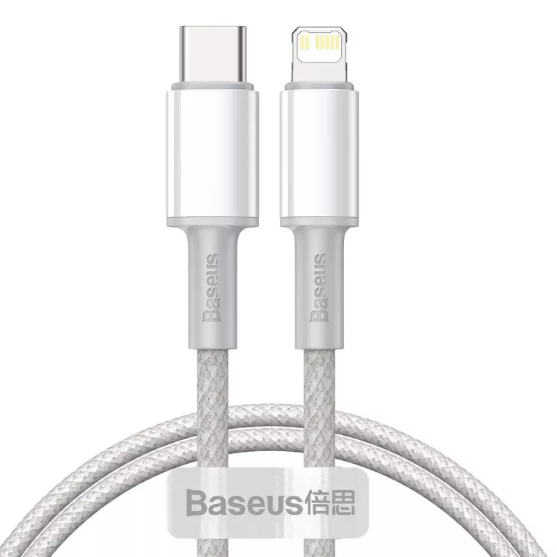 Baseus CATLGD-02 Lightning laidas 1 m Baltas