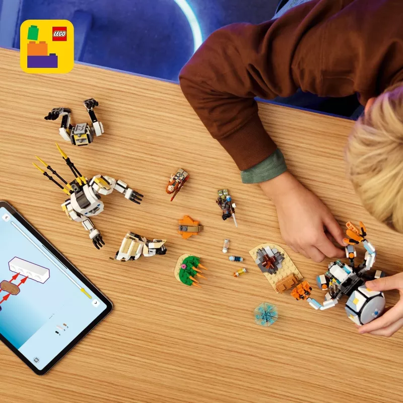LEGO rinkinys Horizon Adventures 77037 – Aloy ir Varl prieš Shell-Walker ir Sawtooth, 768 detalės, 2 minifigūrėlės