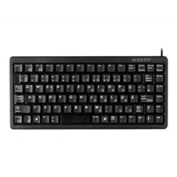 CHERRY Compact , Combo (USB + PS/2), DE klaviatūra, biuro USB + PS/2 QWERTY juoda