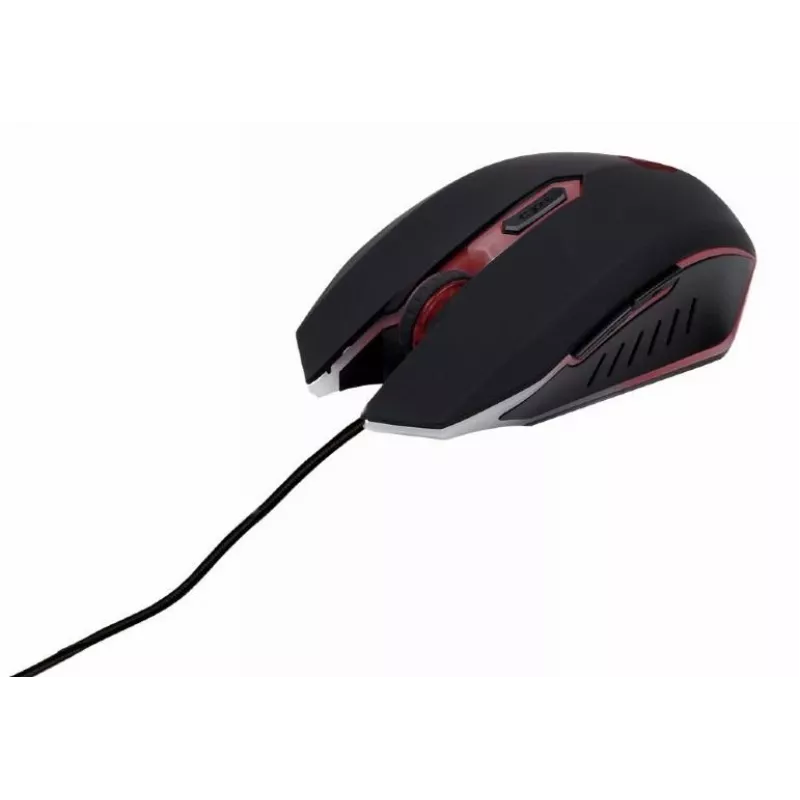 Žaidimų klaviatūra GEMBIRD GGS-UMG4-02 104 klavišų pilno dydžio USB QWERTY US English su pele, juoda