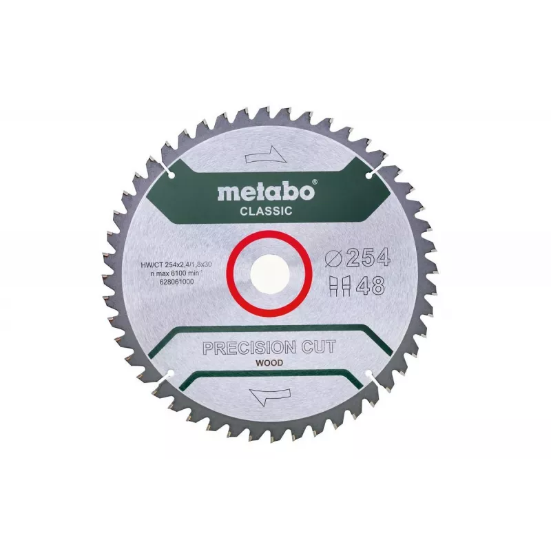 Apskritasis pjūklo diskas Metabo 628061000 25.4 cm
