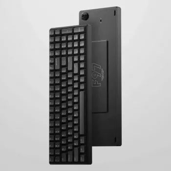 Klaviatūra Ducky IQUNIX F97 Dark Side belaidė RGB su MX Red jungikliais, 97 klavišų išdėstymas