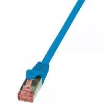 LogiLink PrimeLine - Jungiamasis kabelis - RJ-45 (M) į RJ-45 (M) - 0,5 m - SFTP, PiMF - CAT 6 - Be halogenų, Lietas, Su apsauga nuo užkabinimo - Mėlyna