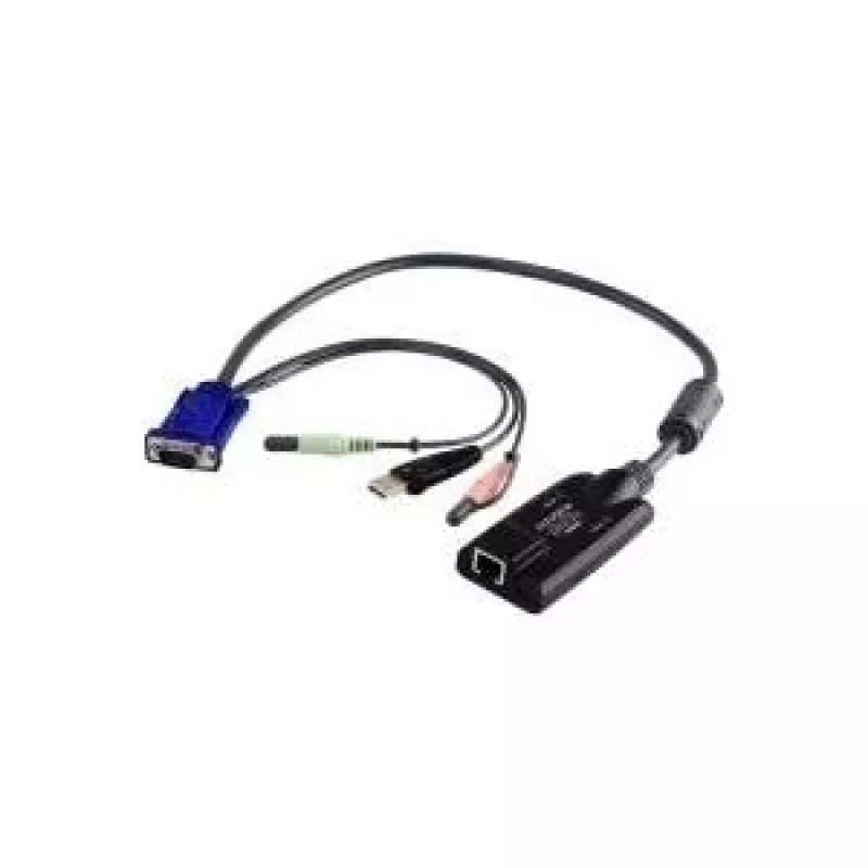 ATEN USB – VGA į Cat5e/6 KVM adapterio kabelis (CPU modulis), su garso ir virtualiųjų laikmenų palaikymu