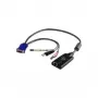 ATEN USB – VGA į Cat5e/6 KVM adapterio kabelis (CPU modulis), su garso ir virtualiųjų laikmenų palaikymu