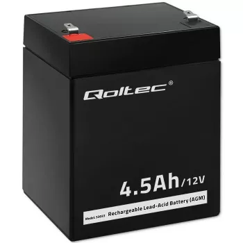 AGM baterija Qoltec 53033 4.5 Ah 15 V 65.5 A Motociklas