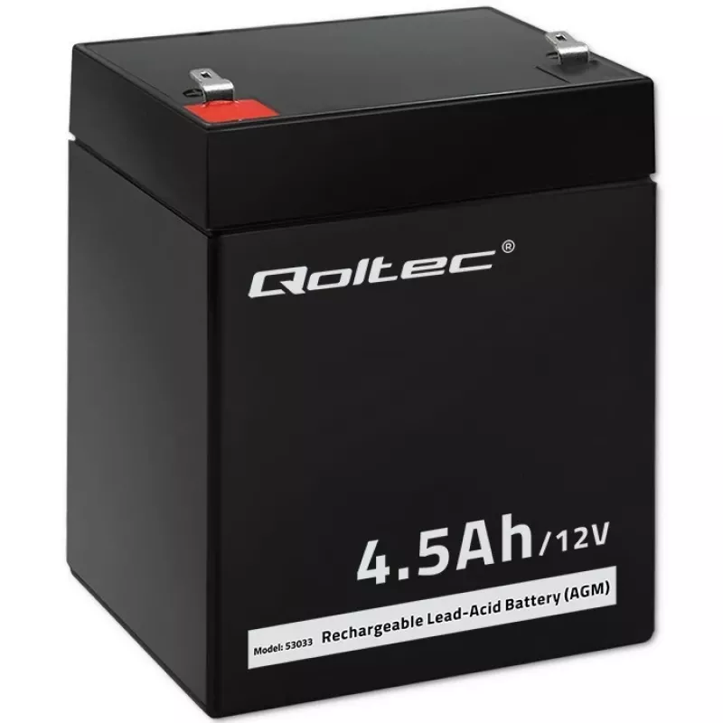 AGM baterija Qoltec 53033 4.5 Ah 15 V 65.5 A Motociklas
