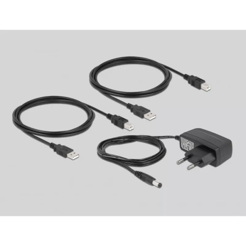 DELOCK 11492 kompiuterio duomenų perjungiklis USB Type-A į USB Type-B 0,48 Gbit/s